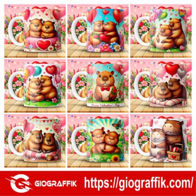 CAPIBARA PAREJAS SAN VALENTIN GREEN