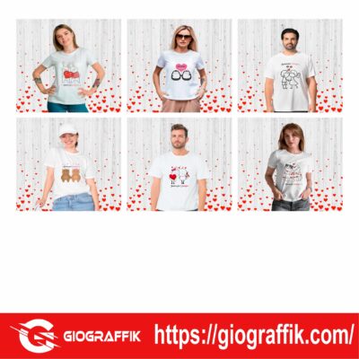 JUNTOS POR SIEMPRE CAMISETAS SAN VALENTIN