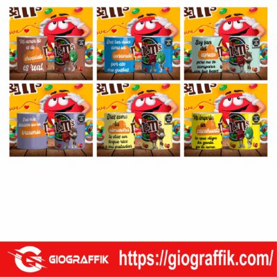 M&M TAZAS SAN VALENTIN