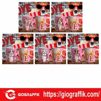 DOG  LOVE SAN VALENTIN