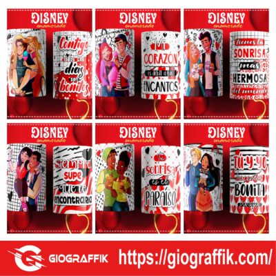 DISNEY ENAMORADO PAREJAS SAN VALENTIN