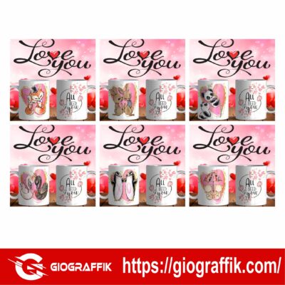 MASCOT SAN VALENTIN ILUSTRACION