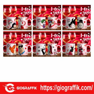 SAN VALENTIN PERSONAJES DIBUJOS