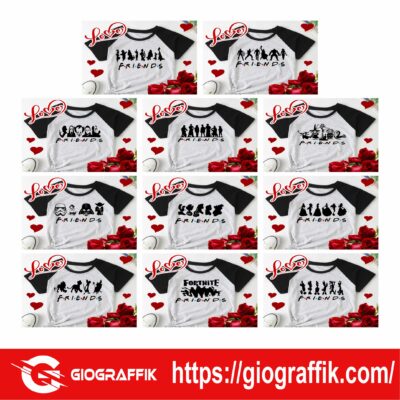 PLAYERAS FRIENDS SAN VALENTIN