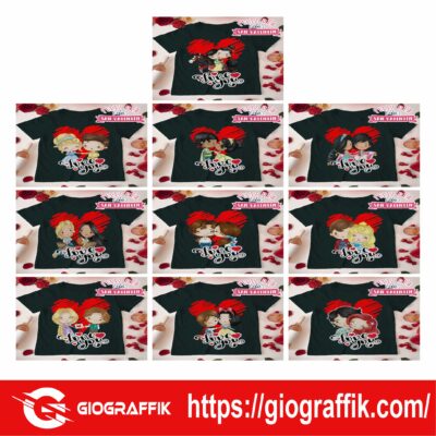 PLAYERAS PRINCESAS SAN VALENTIN