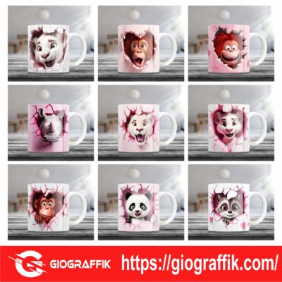 ANIMALES SAN VALENTIN 3D