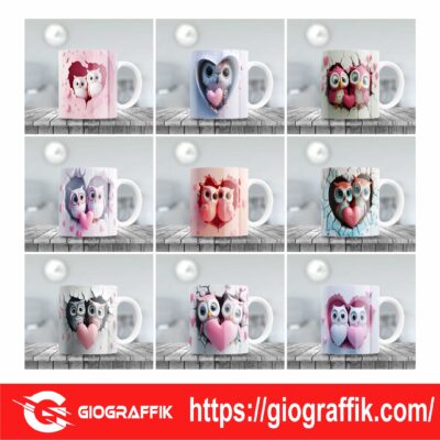 BUHO 3D SAN VALENTIN