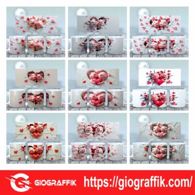 CERDITOS 3D SAN VALENTIN